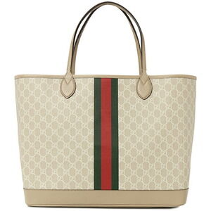Gucci GG Tote beige Supreme Bag white canvas Ophidia